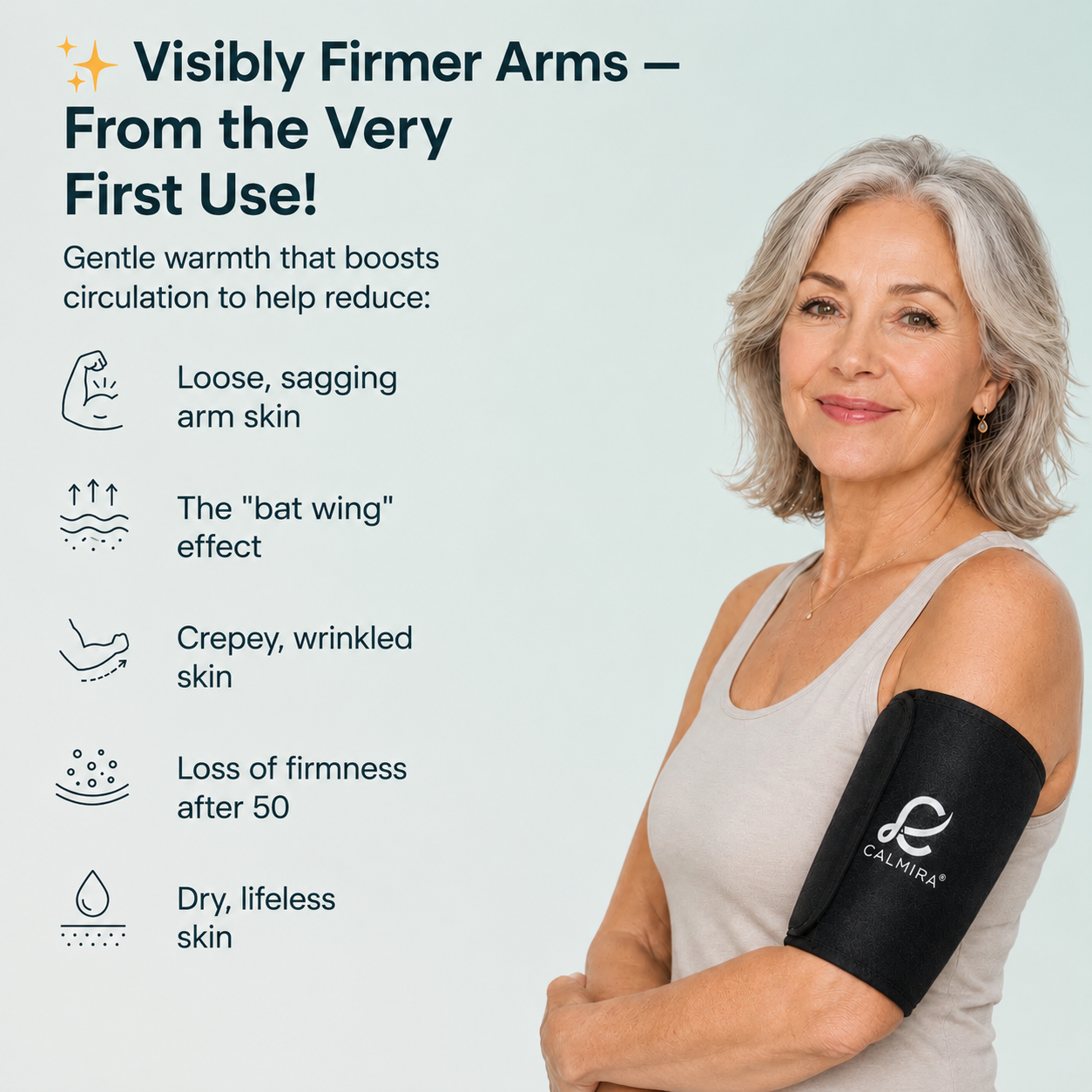 Calmira® Firming Arm Sleeves - DermaTherm™